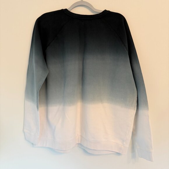 🖤 Peloton Women’s Dip-Dye Ombre Sweatshirt – Black/Gray to White – Size XXL - Picture 4 of 4